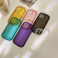 Case Samsung Galaxy J7 J6 J4 J2 Prime Plus G532 A7 2018 A750 J730 J7 Pro Simple Soft Macaron Candy Color Transparent Phone Case