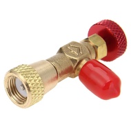 1Pc 1/4SAE-5/16SAE Car A/C Air Conditioning Valve Charging Hoses Brass Safety Refrigerant R410A R32 Tool Parts Accessories