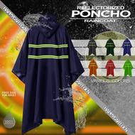 Poncho Raincoat Raincoat Motorcycle Bicycle Ponch Kapote (Makapal)，motorcycle raincoat，Mataas na kal