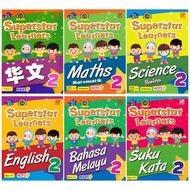 学前 幼儿4岁 下半年课本作业 Superstar Learners 2 华文英文国文国文音标科学数学 BC Bi  BM Suku Kata Science MM Tadika Kindergart