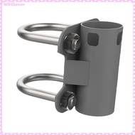 WDClever Pole Mount Adapter Holder Universal 30-50mm Hoop Adapter Pole Mounting Bracket for Houses Y