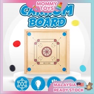 Mini Carrom Board Table Player Plays Papan Carrom For Children Adult Family Game Boardgame Mainan Ke