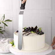 Cake Spatula 6/8/10 inch Stainless Steel Straight Angled Cream Icing Butter Spatula Cake Cutter