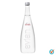 Evian Mineral Water - Glass Bottle 750ml