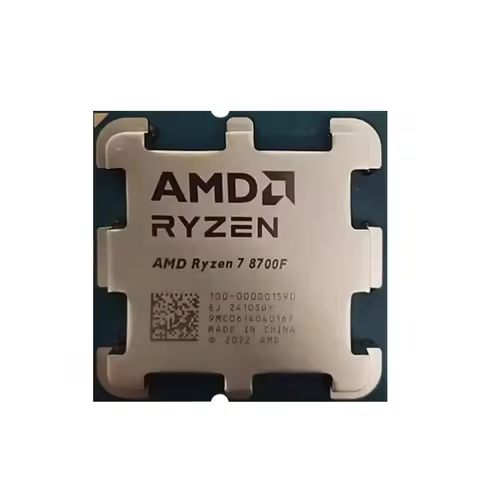 AMD Ryzen 7 8700F New R7 8700F 4NM 8-Core 16-Thread 5.0GHz DDR5 CPU 100-000001590 Socket AM5 TDP 65 