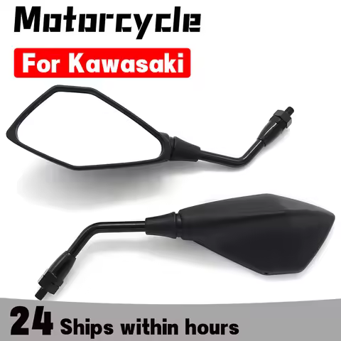 Motorcycle Side Rearview Mirrors For Kawasaki Z650 Z900 VERSYS-X 300 250 ER650 ER-6N Z250 Z250SL ZR8
