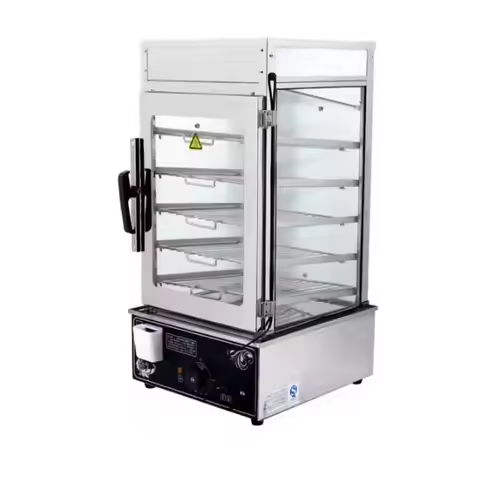 Stainless Steel Electric Steamer Display Convenient Fast Food Steamer, Bread Steamer, Bread Warmer