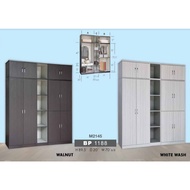 M1188 L7 X H6 Feet Swing Door Wardrobe / Wardrobe with Large hanging space / Almari Baju  / Almari B