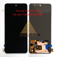 Axisinternational 6.67 "AMOLED ของแท้สำหรับ Vivo Y100 4G จอแสดงผล LCD Y100 + Digitizer หน้าจอสัมผัสส