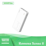 Original Romoss Powerbank Sense8 Sense 8 30000mAh Power Bank ( White/Black )