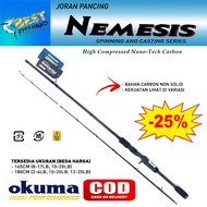 JORAN SPINNING OKUMA NEMESIS SPINNING DAN CASTING