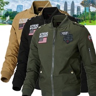 Men Pilot Men Wind Breaker Jacket Military Tactical Man Outwear Jackets Coats for Spring Autumn Jaket Motor Lelaki