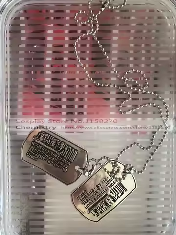 Johnny Silverhand Cosplay Prop necklace