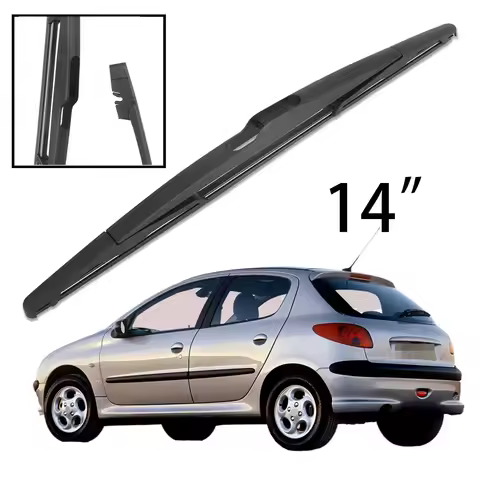 14" Rear Windshield Windscreen Washer Wiper Blade For Peugeot 206 206+ 1998-2012 Car Accessories Acc