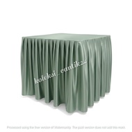 Instant tablecloth Cover for student table/ 75cm x 60cm x 80cm 3 sides