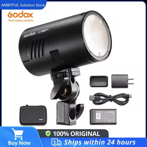 Godox AD100Pro TTL 100Ws Outdoor Flash Speedlight 2.4G Wireless X AD100 PRO Pocket Flash For Sony Ni