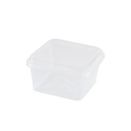 Felton Microwave Disposable Plastic Square Container With Lids [ 50set ] SQ250SQ350SQ550SQ750SQ1000S