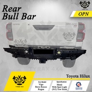 Toyota Hilux Rear Bull Bar Metal OPN Bull Bar Belakang Besi Vigo Revo Rocco Rogue