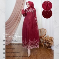 Gamis Abaya Lebaran Ramadhan / Remaja / Brokat /Baju Wanita / Baju Wanita Turki / Brokat Modern / Ba