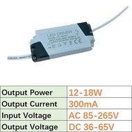 AC85-265V LED Driver 1-3W 4-7W 8-12W 18-25W 25-36W LED downlight driver Lampu Led Ceiling Light Lamp Driver power supply replacement 20-24W（600mA）30-36W（900mA）50W（1500mA）