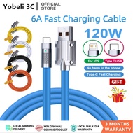 【Special sale】120W 6A Cable Fast charging Fast charger Line Quick Charge Original Type-C/IOS  Fast c