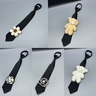 Tie with tie accessories for women 6x36cm Giang wedding accessories