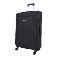 WEPLUS唯加28英寸旅行箱行李箱大容量布箱经典简约商务轮密码箱WP750 深黑色 28英寸