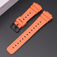 16mm Watch Strap for Casio G-Shock DW-6900 5600 GW-M5610 DW-5600E GA-2100 Colorful TPU Resin Rubber Wrist Band Bracelet Accessories