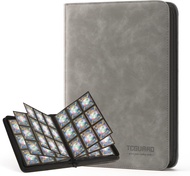 TCGAURD Trading Card Binder, 9 Side Loading Pocket Card Album Hold Up to 540 Cards, Zipper Binder fo