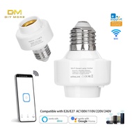DIYMORE Smart WiFi Bulb Socket E26 E27 Light Bulb Adapter has Access to EWeLink APP to Support Alexa