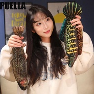 PUELLA Simulation Fish Plush Pillow, Grouper Perch Cartoon Fish Plush Toy, Funny Stuffed Lovely Soft