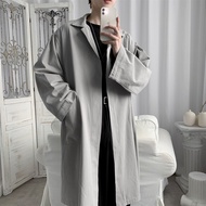 Cpmax Men Casual Jacket Long Jacket Tide Fan Korean Japanese Men Coat