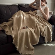 cod Class A knitted fringed pure cotton six-layer gauze blanket 100 cotton shawl blanket retro sofa 