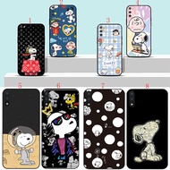 OPPO A17 k A58 A78 A18 A3 Pro A3X A80 5g Realme C35 c55 narzo N55 AF2 Anime Snoopy Soft black phone 