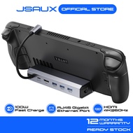 JSAUX HB0603 USB-C 6-in-1 Multifunction Adapter HDMI 2.0 4K@60Hz 100w Fast Charge USB 3.0 Power inpu