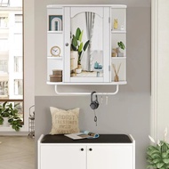 Cod Dextrus 26\" Bathroom Cabinet W/ Mirror Door, Wall Mounted Medicine Cabinet Organizer W/ Adjustable Shelves For Home, Bathroom