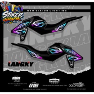 Vixion NVL Striping (New Vixion Lighting) Vixion New Vixion Lighting Stickers