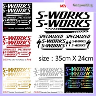 【FUNWD❀】SPECIALIZED S-WORKS Sticker Decal for Mountain Bike/Road Bike