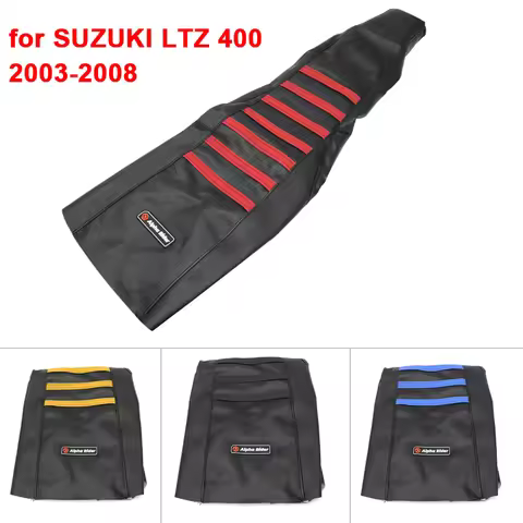 For Suzuki LTZ 400 Z400 Ribbed Gripper Seat Cover 2003-2008 Quadsport Z400 LTZ400 2x4 / Limited Edit