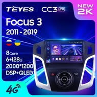 TEYES CC3 2K For Ford Focus 3 Mk 3 2011 - 2019 Car Radio Multimedia Video Player Navigation stereo GPS Android 10 No 2di