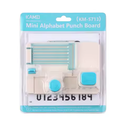 Mini Alphabet Punch Board for DIY Scrapbooking 1.5" X 2.5" Letters Greeting Anniversary Paper Card D