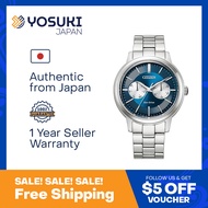 CITIZEN Solar BU4030-91L Eco Drive Day Date Blue Silver Stainless  Wrist Watch For Men from YOSUKI JAPAN / BU4030-91L (  BU4030 91L BU403091L BU40 BU4030- BU4030-9 BU4030 9 BU40309 )