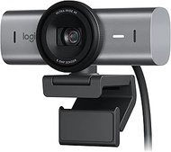 Logitech MX Brio Ultra HD 4K Collaboration and Streaming Webcam, 1080p at 60 FPS, Dual Noise Reducin