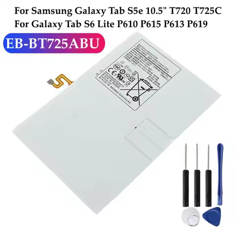 EB-BT725ABU Battery For Samsung Galaxy Tab S5e 10.5" T720 T725C Galaxy Tab S6 Lite P610 P615 P613 P6