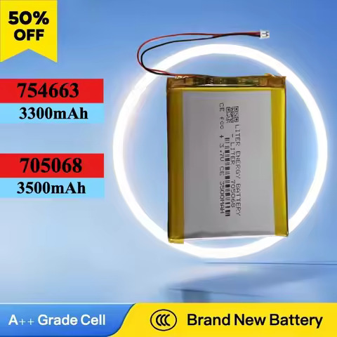 Brand New 3500mAh 705068 / 3300mAh 754663 Battery for RG35XX Plus 754663 / ANBERNIC RG35XX 705068