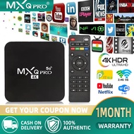 Mxq Pro Tv Box 4k 8gb 128gb Android Smart Digibox Tv Box For Tv Original Wifi Box For Non Smart Tv