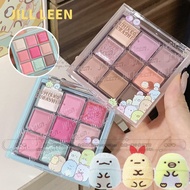 JILL LEEN Eyeshadow 眼影盘哑光细闪九色眼影盘 Chocolate Eyeshadow Palette Long-Lasting Brightening Matte Shimmer 