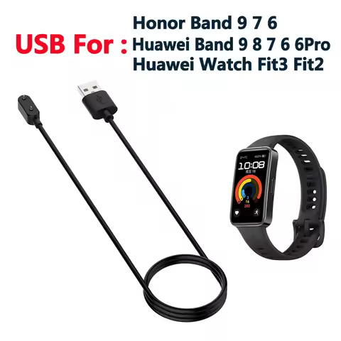 Charging for Huawei Band 9 / 8 / 7 / 6 / 6Pro Power Adapter for Huawei Watch Fit 3/ Fit 2/Honor Band