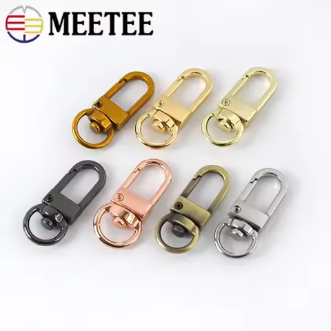 5/10/20pcs Meetee Metal Buckles Handbag Strap Lobster Carbiner Swivel Snap Hook Chain Clasp DIY Bags