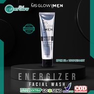 FACIAL WASH MS GLOW MEN ORIGINAL - Sabun Wajah Pria Energizer Facial Wash MS Glow Men Bpom